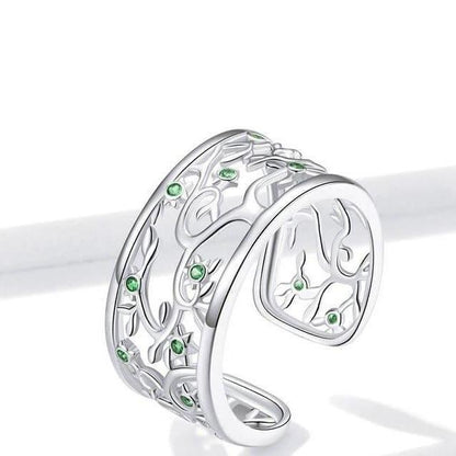 Bague Arbre de Vie Fantaisie argent