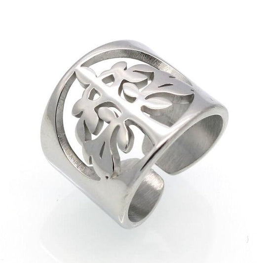 Bague Arbre de Vie Large Argent