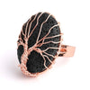 Bague Arbre de Vie Noir