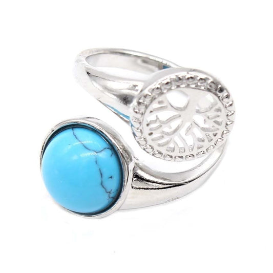 Bague Bleu Turquoise