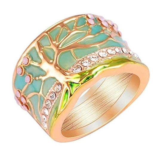 Bague Fleur Rose
