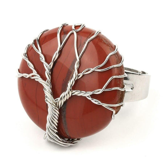 Bague Jaspe rouge