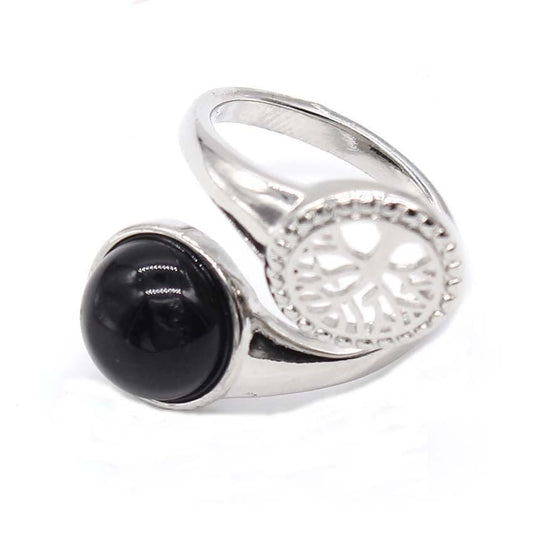 Bague Pierre Onyx Noir