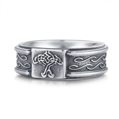 Bague Viking avec Arbre de Vie