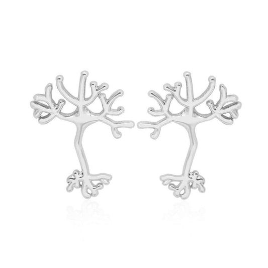 Boucles d’Oreilles Arbre Argent