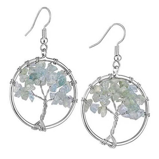 Boucles d’Oreilles Aigue Marine