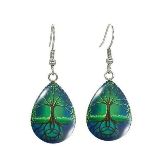 Boucles d’Oreilles Arbre de Vie Ancrage