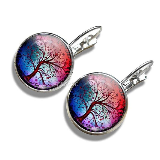Boucles d’Oreilles Arbre de Vie Aspiration