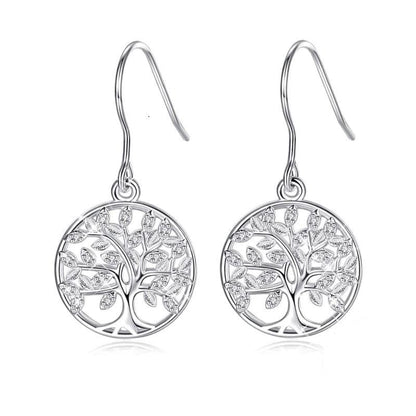 Boucles d’Oreilles Femme Arbre de Vie