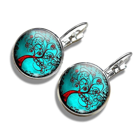 Boucles d’Oreilles Arbre de Vie Mystérieux