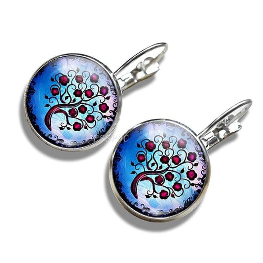 Boucles d’Oreilles Arbre de Vie Paix Intérieure