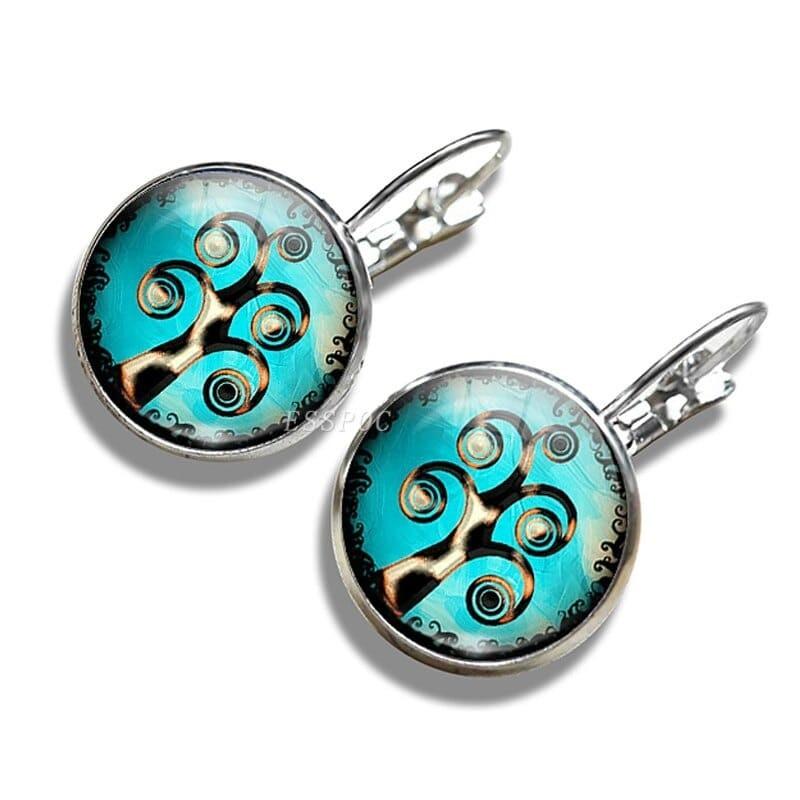 Boucles d’Oreilles Arbre de Vie Sentiment