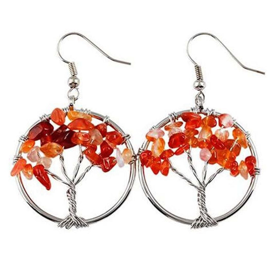 Boucles d’Oreilles Cornaline