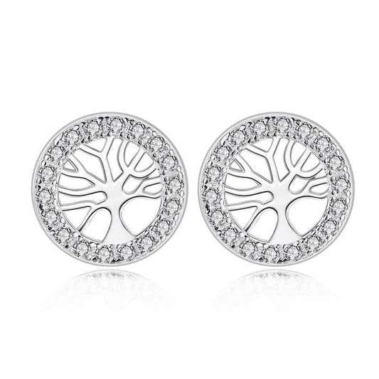 Boucles d’Oreilles Arbre de Vie Femme