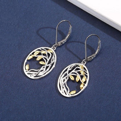 Boucles d’Oreilles Feuilles 