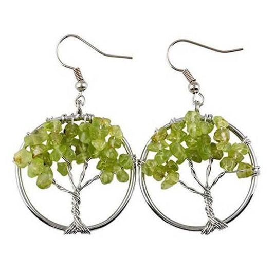 Boucles d’Oreilles Olivine