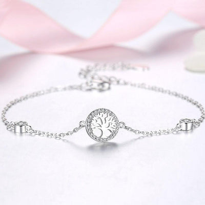 Bracelet Arbre de Vie Femme Argent