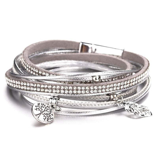 Bracelet Arbre de Vie Femme Cuir