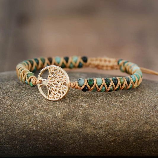 Bracelet Arbre de Vie en Pierre 