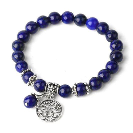 Bracelet Arbre de Vie Pierre Lapis-lazuli