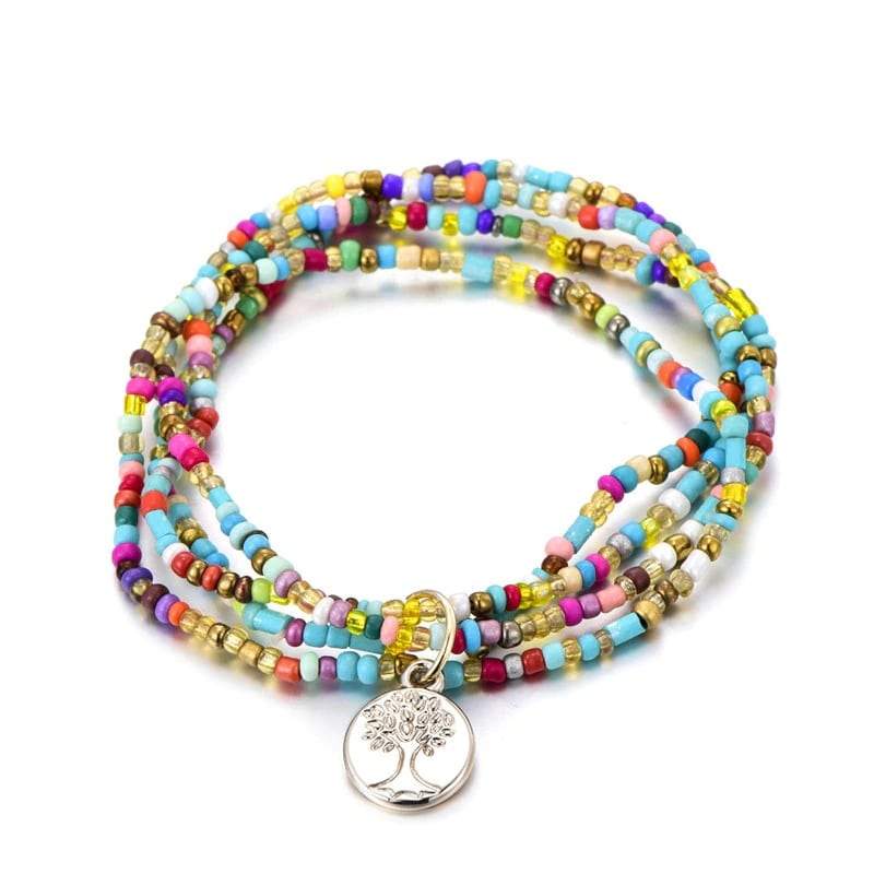 Bracelet Arbre de Vie Bohème coloré