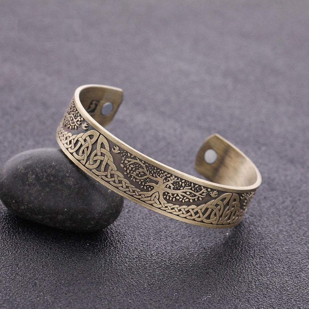 Bracelet Manchette Viking Or