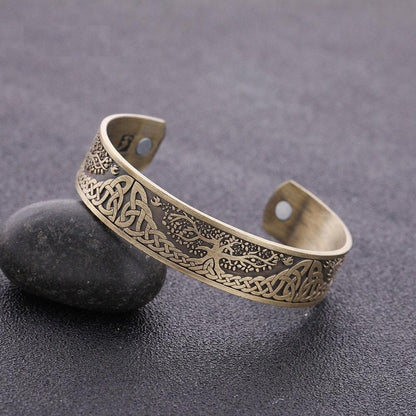 Bracelet Manchette Viking Or