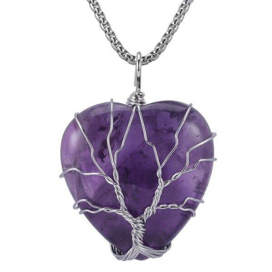 Collier Arbre de Vie Améthyste