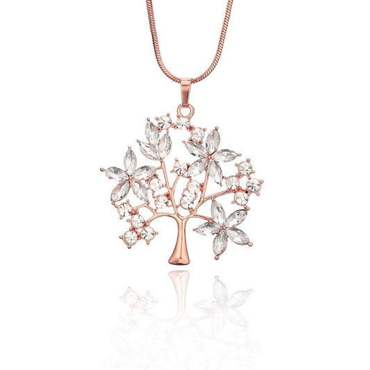 Collier Fleur de Vie Or Rose