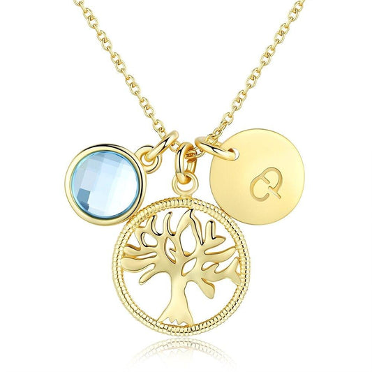 Collier Arbre de Vie Or 3 Pièces