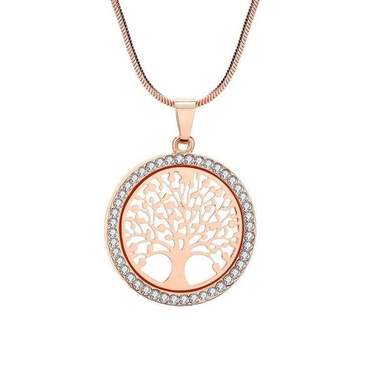 Collier Arbre de Vie Or Rose