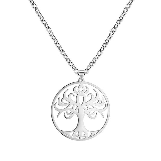 Collier Arbre de Vie Plaqué Argent