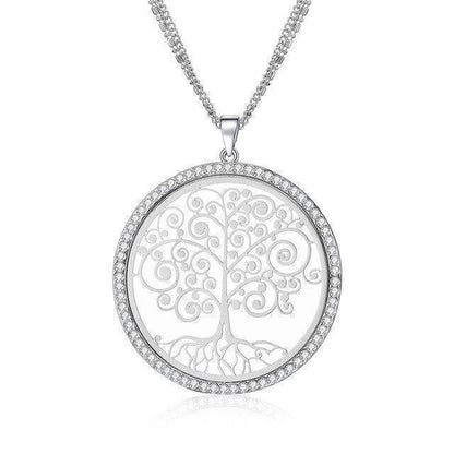 Collier Arbre de Vie Argent Taille Grande