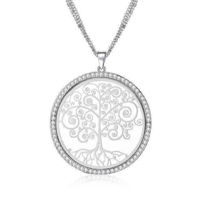 Collier Arbre de Vie Argent Taille Grande