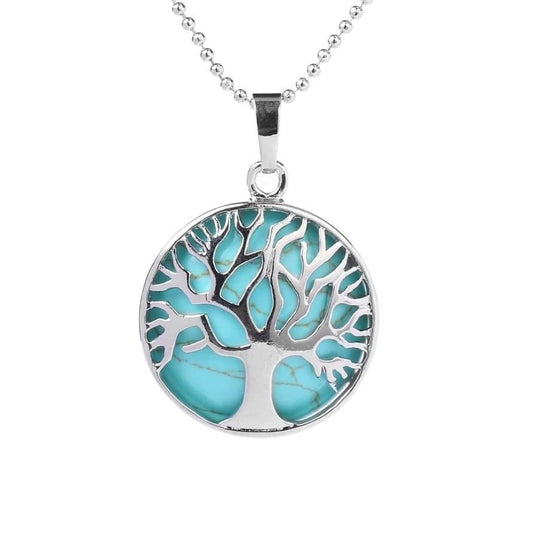 Collier Arbre de Vie Turquoise