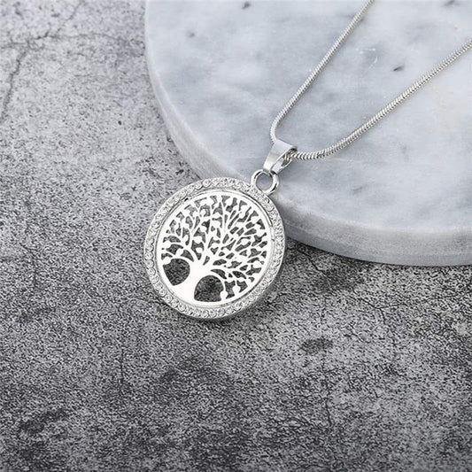 pendentif Argenté Arbre de Vie 