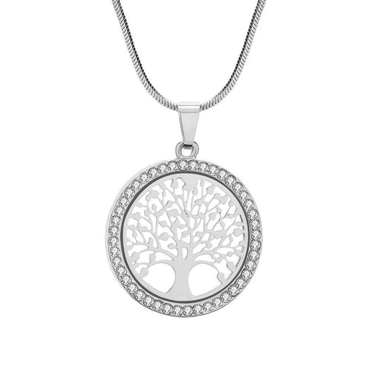 Collier Argenté Arbre de Vie 
