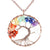 Collier Chakras Arbre de Vie 