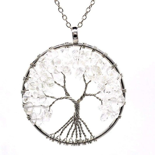 Collier Cristal Blanc