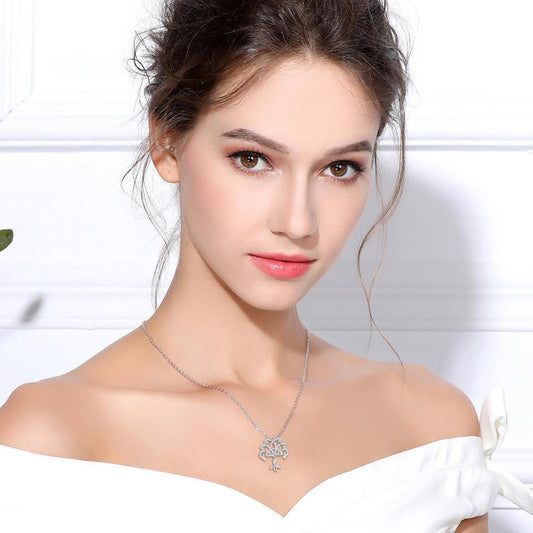 Collier Arbre de Vie Triquetra Argent