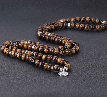 Mala de protection 108 Perles Œil-de-Tigre