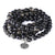 Bracelet Mala de protection 108 Perles Obsidienne