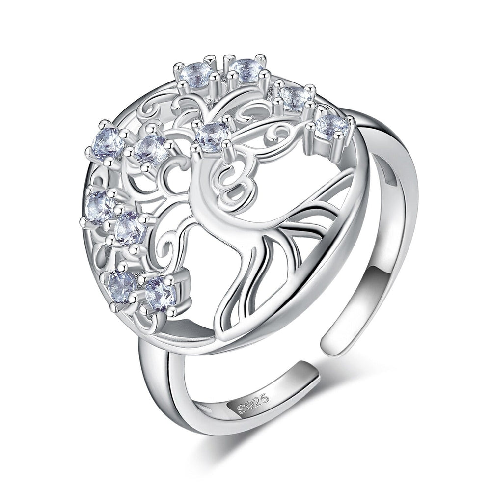 Bague Arbre De Vie Bague Argent Femme 925