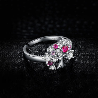 Bague Arbre de Vie diamant en argent Sterling 925