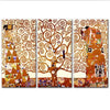 Peinture Arbre de Vie Klimt 3 pièces