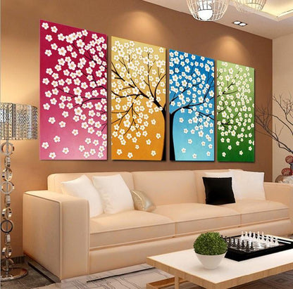 tableau sur Toile Arbre de Vie coloré
