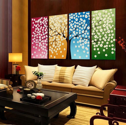 Toile Arbre de Vie couleur