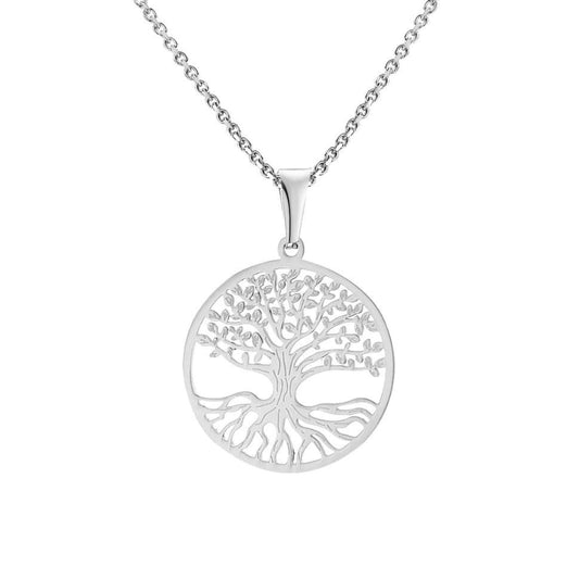 Pendentif Arbre de Vie Plaqué Argent