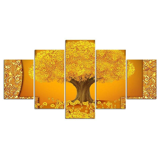 tableau Arbre Jaune