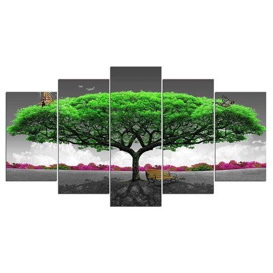 Tableau toile Arbre de Vie Vert